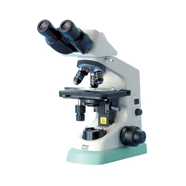 Nikon E100 binocular biology microscope