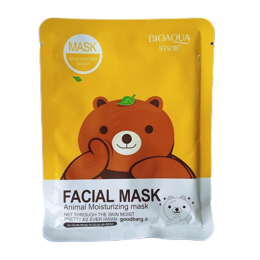 ماسک صورت چای سبز بایوآکوا Bioaqua Animal Moisturizing Mask 30g